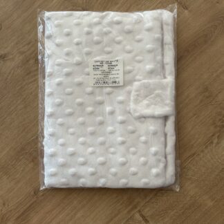 protège carnet de santé minky bulle blanc
