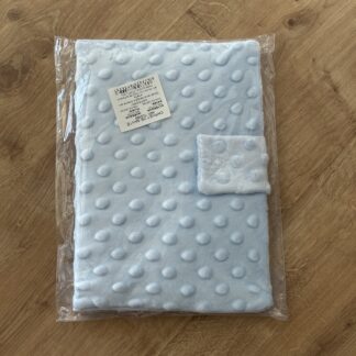 protège carnet de santé minky bulle bleu